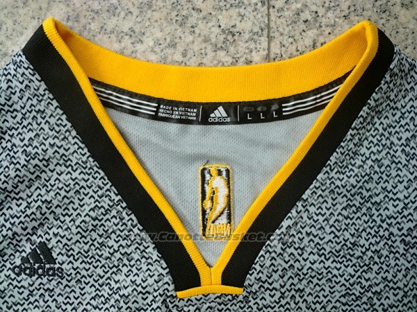 Maglia Moda Statico Los Angeles Lakers Kobe Bryant #24 Grigio